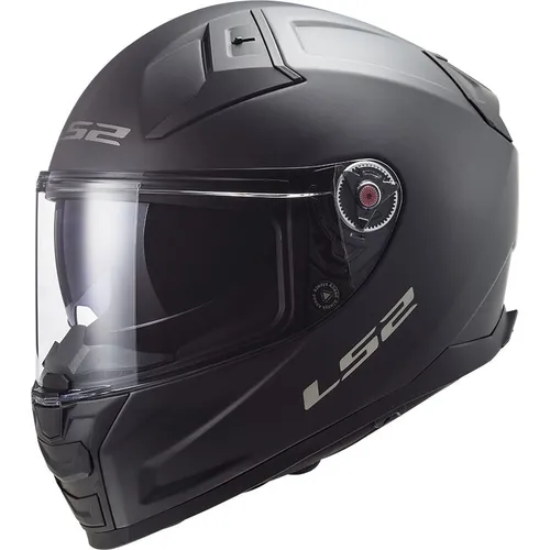 LS2 VECTOR II Integraler Motorradhelm - Matt Black, Größe S - Motorradhelm für Unisex Erwachsene, ECE-zugelassen und ideal für verschiedene Aktivitäten wie Offroad und Onroad. Höchster Schutz und modernes Design in mattem Schwarz.