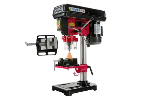 Arebos Tischbohrmaschine mit Positionslaser, 500 W