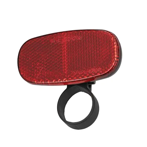 TIYO Fahrradreflektor Hinten Rückstrahler mit Klemmschelle bis zu 30 mm Z-Reflektor