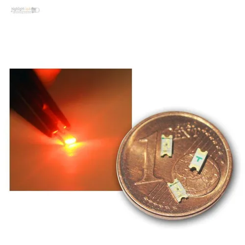 SMD LEDs 1206 Orange, mini SMDs SMT LED oranje arancione oransje naranja 20