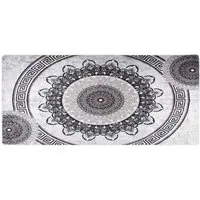 vidaXL Waschbarer Teppich 80x300 cm - Mehrfarbig & Rutschfest - Teppich in 80x300 cm, maschinenwaschbar und mit rutschfester Unterseite für sicheren Halt. Ideal zum Dekorieren und Schützen Ihrer Böden!