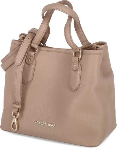 VALENTINO BAGS Schultertasche Brixton, Beige - Umhängetasche aus hochwertigem Polyurethan, mit abnehmbarem und verstellbarem Schulterriemen für individuellen Tragekomfort.