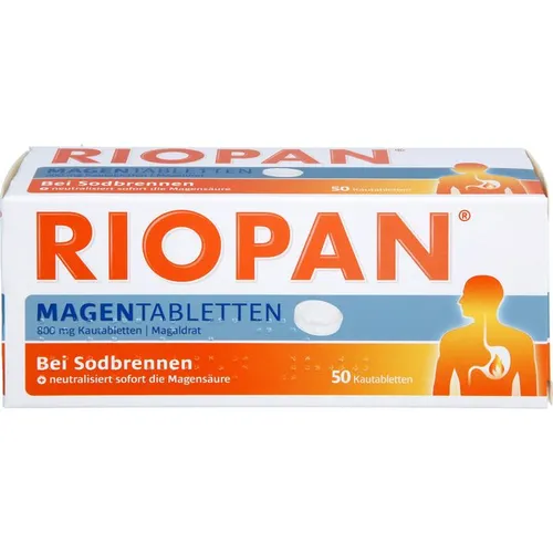 RIOPAN Magen Tabletten Kautabletten 50 St. von DR. KADE