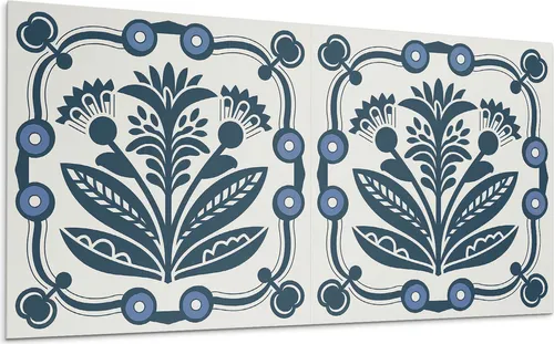 Blumenmuster Selbstklebende Fliesen – Wandverkleidung – PVC Fliesen – 10 Stück 100 x 50 cm - Gestalten Sie Ihre Wände mit diesen selbstklebenden PVC Fliesen stilvoll und einfach. Ideal für jede Wohnumgebung, pflegeleicht und rückstandslos entfernbar – die perfekte Lösung für kreative Wohnideen.