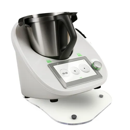 Gleitbrett für Thermomix TM6 TM5 TM31 - Praktisches Zubehör - Leichtgewichtiges Gleitbrett aus transparentem Acryl, ideal für die Nutzung mit Thermomix-Modellen. Erleichtert das Bewegen der Küchenmaschine und schützt Ihre Oberflächen.