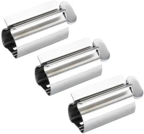 Wenko 3er-Set Tubenpressen aus Edelstahl