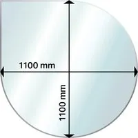 Aduro Glasbodenplatte Tropfenförmig von ADURO