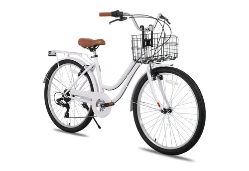 Hiland 26 Zoll 7 Gang Stadtfahrrad für Erwachsene