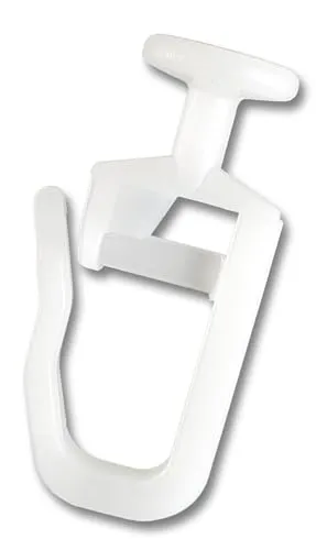 Gardinen- & Vorhangringe Weiß von dekohaken24.de