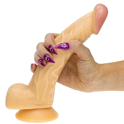 Dildo Realistisch Saugnapf Vaginal und Anal Natur Hoden groß 22cm 😍🍆🤤