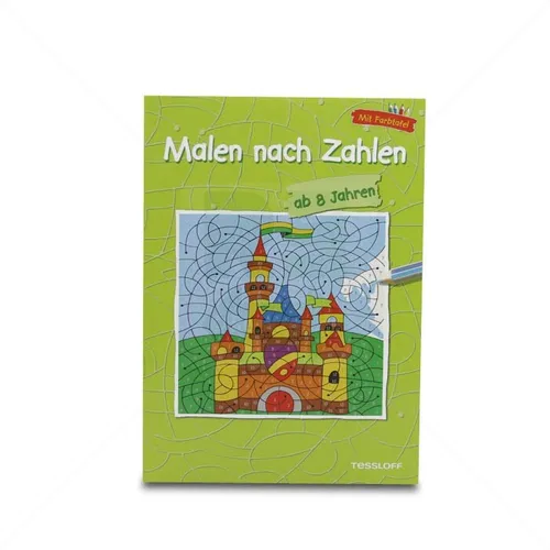 Heft Tessloff Malen nach Zahlen mit Farbtafel ab 8 Jahren