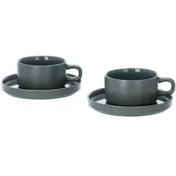 Kaffee- und Teetassen Grau von Blomus