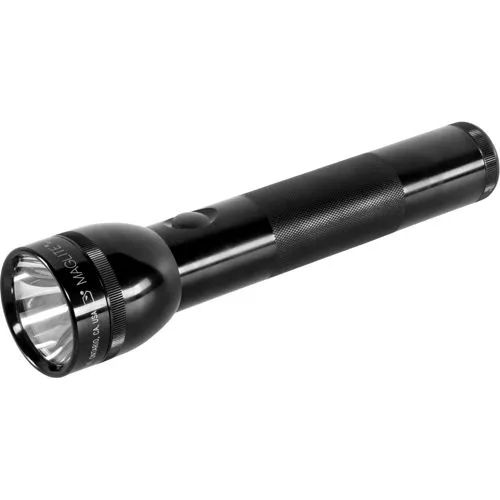 Maglite Standard Stablampe 2 D-Cell - Technik: Robuste Stablampe mit 27 Lumen Helligkeit, spritzwassergeschützt und ideal für Outdoor-Aktivitäten. QuickFocus ermöglicht schnellen Wechsel zwischen Spot- und Flächenlicht.