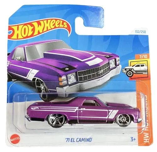 Hot Wheels - ´71 EL Camino - HW Hot Trucks 7/10 - HTC34 - Short Card - GM - violett - Mattel 2024-1:64