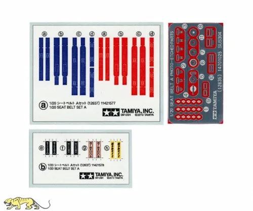 Tamiya 12637 Hosenträgergurte Set A - 1:20
