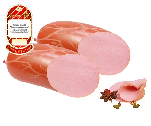 Wurst Doktorskaja k Sawtraku 475g Russische Wurst Lackmann