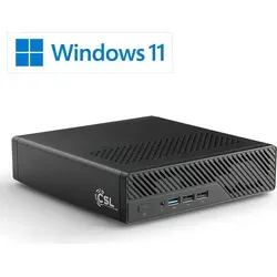 Mini PC CSL TitanBox Windows 11 Home, Intel Core i9-12900H, 14 Kerne, 4000 GB SSD, 32 GB DDR5-RAM - Der kompakte CSL TitanBox i9-12900H bietet herausragende Leistung für Multitasking und kreative Anwendungen. Mit 4000 GB SSD und schneller Grafik ist er ideal für produktives Arbeiten und Medien-Editing.