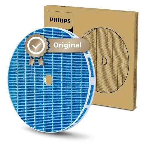 Philips Original NanoCloud Befeuchtungselement - Luftbefeuchter für einen Raum, hygienische Befeuchtung mit 99% weniger Bakterienausstoß, kompatibel mit Philips 2-in-1 Luftreiniger und -befeuchter der Serien 2000 und 2000i