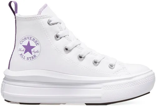CONVERSE Chuck Taylor All Star Move Platform Weiß - Stylische Sneaker mit zusätzlicher Plattformhöhe für mehr Komfort und trendigen Look.