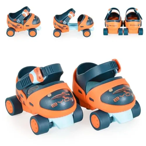 Byox Rollschuhe Scooper Skates mit vier Rädern für Kinder ab 3 Jahren - Die verstellbaren Scooper Rollschuhe von Byox bieten Spaß und Sicherheit für kleine Abenteurer. Ideal, um das Skaten spielerisch zu lernen und die Mobilität zu fördern.