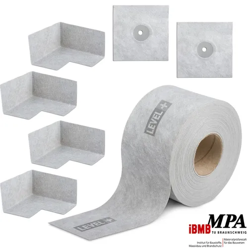 BandSet Balkon Dusche Dichtband Dichtecken Dichtmanschetten Dehnzone Set G15