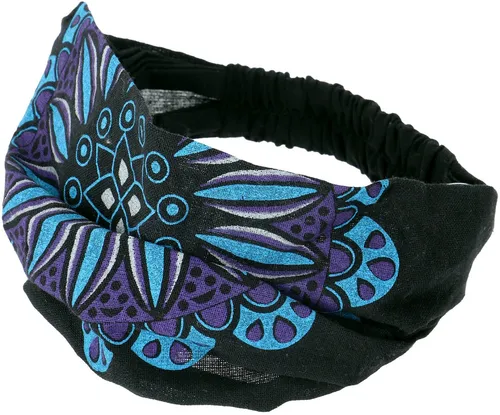 Guru-Shop Stirnband Haarband, Kopfband, Bandana mit farbenfrohem..