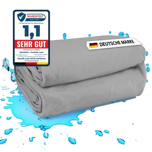Poolfolie Rechteck Pool | 800 x 400 x 150 cm | 0,8 mm | hellgrau | rechteckig