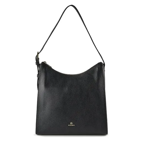 AIGNER Ivy Shopper Tasche Leder 32 cm schwarz TAS066656 in schwarz von Aigner