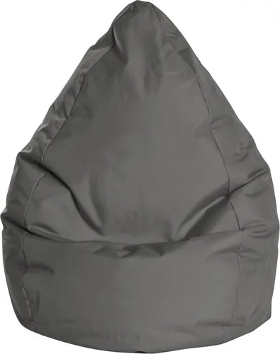 Sitting Point BeanBag Brava L - Anthrazit 70x90 cm - Klassischer Sitzsack in modernem Anthrazit, wasserabweisend und pflegeleicht. Ideal zum Relaxen mit anpassungsfähiger EPS-Perlen-Füllung für höchsten Sitzkomfort.