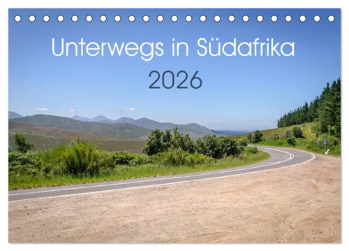 CALVENDO Wandkalender Unterwegs in Südafrika 2026 (Tischkalender 2026 DIN A5 quer), CALVENDO