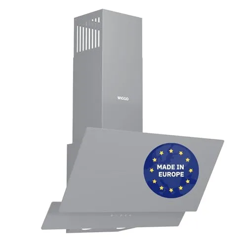 Wiggo A642 Dunstabzugshaube 60cm kopffrei - Dunstabzugshaube mit 626 m³/h Leistung, Touch-Display und edlem Design. Ideal für effiziente Dampfabführung und mehr Freiraum beim Kochen.