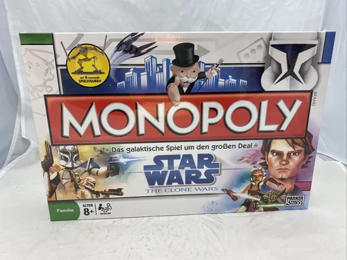 Parker Monopoly Star Wars The Clone Wars Brettspiel