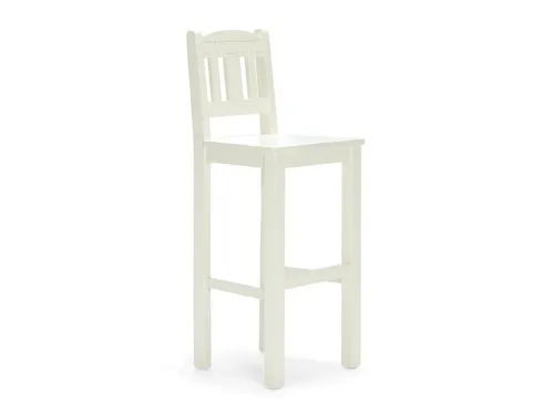 massivum Esszimmerstuhl Barstuhl Catana weiß - Stuhl aus lackierter Pinie, ideal für moderne Esszimmer. Mit einer Sitzhöhe von 73 cm und einem ansprechenden Design sorgt er für Komfort und Stil.