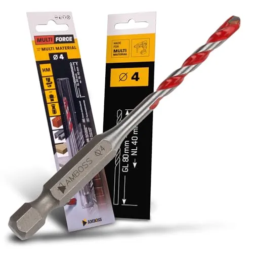 Ø4.0 mm HM Mehrzweckbohrer von Amboss Werkzeuge