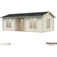 Gartenhaus Palmako Anna 26,8+1,9 m² inkl. Fußboden - Gartenhaus mit Satteldach und Fußboden, ideal für Gartenliebhaber, bietet zusätzlichen Stauraum und gemütlichen Rückzugsort.