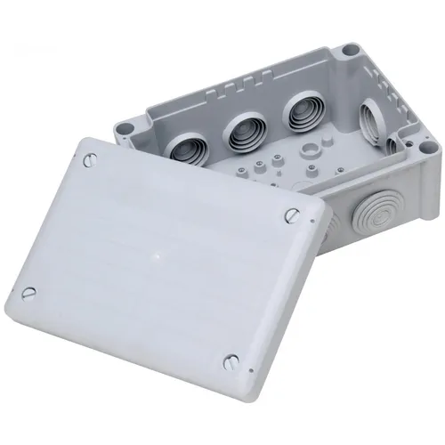 Kopp Feuchtraum Aufputz-Abzweigdose, 102 x 152 x 65 mm, IP66, grau