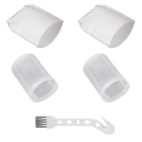 GIONAR Filter für Makita Staubsauger, 2 Vorfilter + 2 Filter Zubehör + 1 Reinigungsbürste kompatibel mit Makita Handstaubsauger CL100D/CL106/CL180 DCL180, Filter Teil 443060-3 & 451208-3