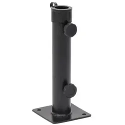 vidaXL Sonnenschirmständer für Ø38/48mm Mast in schwarz von vidaXL