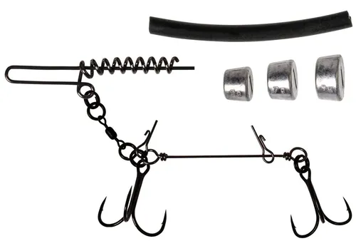 Zeck Fishing Drillingshaken Zeck Predator Softbait System + Screw Set - Spinnmontage