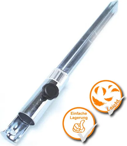 Sonnenschirm-Dorn verzinkter Schirmständer mit Befestigungsschraube Happy Peo...