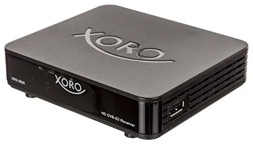 Xoro HRS 8655 HD-Receiver - TV-Receiver für digitales Satellitenfernsehen mit HDMI und USB 2.0, unterstützt Einkabel-Empfangsanlagen für flexiblen Empfang.