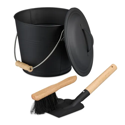 Ascheeimer 4,5 L von Relaxdays