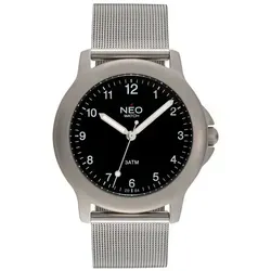 Neo Watch Quarzuhr Pure Black Schwarz N5-007