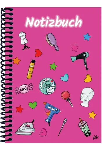 E&Z Verlag GmbH | A 5 Notizbuch Manga Items, pink, blanko | Deutsch (2023)
