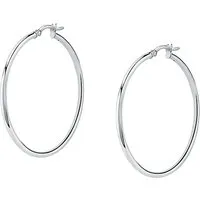 Valeria Creolen 89080479 aus recyceltem 925er Silber - Ohrringe für Damen, nachhaltig und stilvoll mit recyceltem 925er Silber für umweltbewusste Mode.