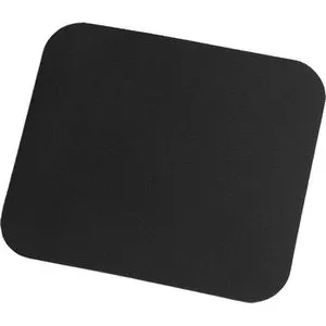 LogiLink Mauspad ID0096, schwarz, 220 x 250 mm - Schwarzes Mauspad mit weicher Textil-Oberfläche für sanftes Gleiten. Rutschfeste Unterseite sorgt für stabilen Halt. Ideal für Büro und Zuhause.