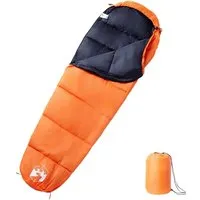 vidaXL Mumienschlafsack für Erwachsene - 3 Jahreszeiten - Schlafsäcke für Camping und Outdoor, wasserfest und mit komfortabler Mumienform für optimale Wärmeisolation bei 10°C-20°C.