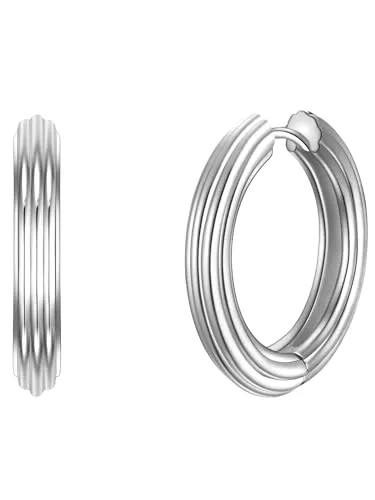 Glanzstücke München Paar Creolen silber, aus Sterling Silber