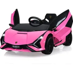 COSTWAY Lamborghini 12V Kinderauto mit Fernbedienung