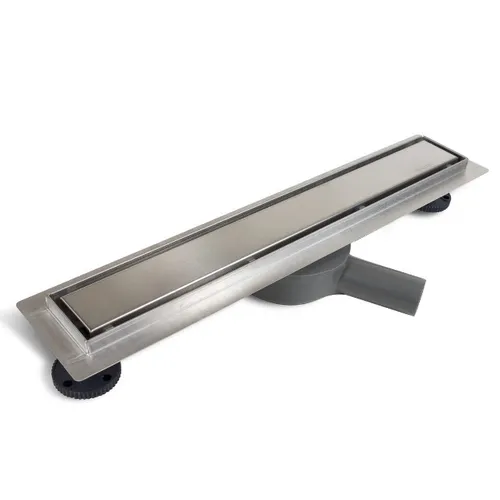 Duschrinnen Bodenablauf 360 DRAIN 60 SILBER - Hochwertige Duschablauf Rinne - Diese elegante, befliesbare Ablaufrinne aus rostfreiem Edelstahl ist korrosionsbeständig und sorgt für eine zuverlässige Entwässerung in Dusche und Bad. Ideal für modernes Design!